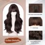 Brand New Long Curly Heat-Resistant Synthetic Wig Women's Natural Look Image 2