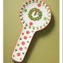 Anthropologie Festive Bistro Tile Spoon Rest Dish Image 3