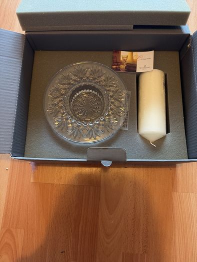 Waterford Crystal Candleholder Gift Set Original Box