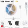 1pc 5.0meter COB Induction LED Strip Light with Motion Sensor, COB Smart LED Strip Image 6