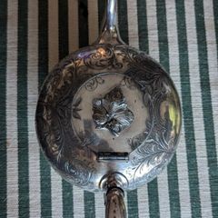 Silverware antique teapot