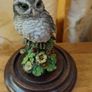 Vintage Country Artists Miniature Owl Sculpture Image 5