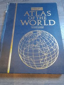 Philip's Atlas of the World. Hardcover. Free Postage!