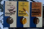 Turmeric ginger Ceylon cinnamon organic spices superfood
