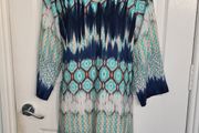 New with Tags J'Aime Lavie Paris Shift Aqua Dress size 14
