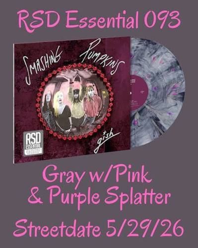 Smashing Pumpkins Gish Remaster Vinyl Splatter