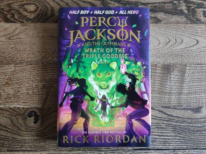 Percy Jackson and the Olympians: Wrath of the Triple Goddess (Book 7) by Rick Riordan, Age 9+