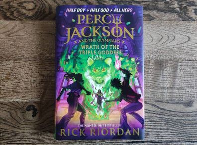Percy Jackson and the Olympians: Wrath of the Triple Goddess (Book 7) by Rick Riordan, Age 9+