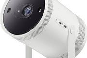 SAMSUNG 30" 100" The Freestyle 1st Gen FHD HDR Portable Projector SP-LSP3BLA - White (Used/ With Remote Controller)