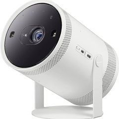 SAMSUNG 30" 100" The Freestyle 1st Gen FHD HDR Portable Projector SP-LSP3BLA - White (Used/ With Remote Controller)