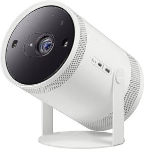 SAMSUNG 30" 100" The Freestyle 1st Gen FHD HDR Portable Projector SP-LSP3BLA - White (Used/ With Remote Controller)