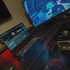 gaming set up