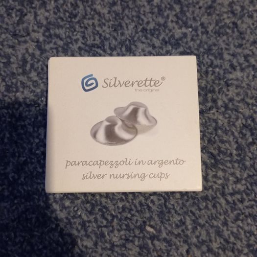 Silverette silver nursing cups
