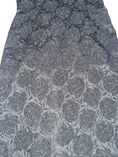 Black jaquard occasion coctail dress