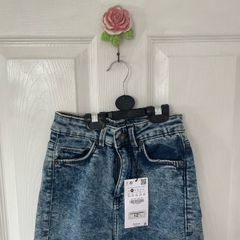 BMWT Bershka High Waist denim shorts