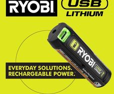 Ryobi USB Lithium 2.0Ah Power Bank and Battery