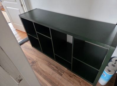 green ikea kallax