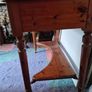 Elegant cherrywood Rosedale by Ducal desk/table with castors. Image 3