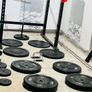 Olympic weight bar power rack bench dumbbells Image 10