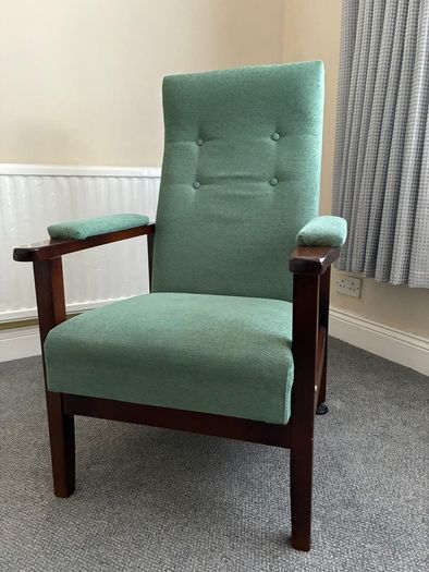 Vintage High-Back Armchair