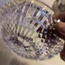 Lovely Heavy Old Cut Dublin Crystal Ashtray. Image 2