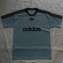 Adidas Originals Retro Football Jersey T-Shirt Blue Navy Size M Oversized Image 2