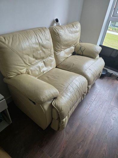 leather sofa