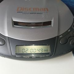Vintage Sony Discman D-191 Personal CD Player Silver Tested Working Vtg 90s