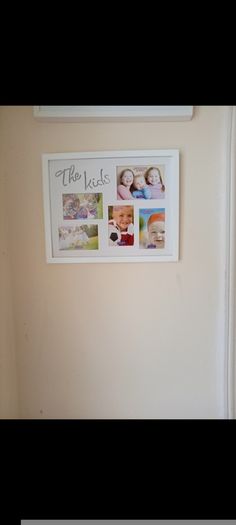 "The Kids" White Multi-Photo Collage Frame