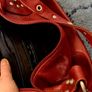 Wine Aldo Studded Handbag Image 2