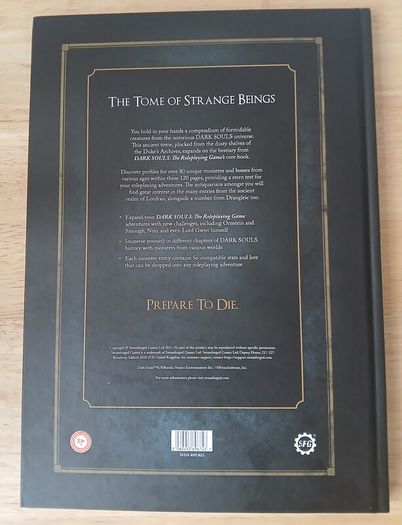 Dark Souls RPG Tome of Strange Beings Hardback