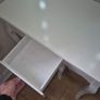 Hollywood Vanity Table with Light-Up Mirror & Stool Image 4