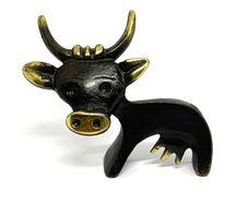 Mid Century Walter Bosse Cow Pen holder