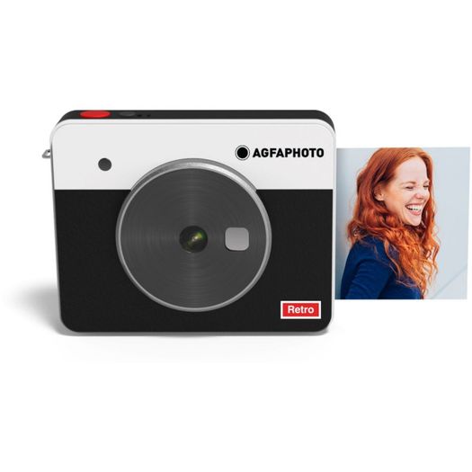 Agfa Realipix Instant Camera 3x3 - Bluetooth connection- Photo filters, cropping, printing of ID photos - Apple and Android compatible