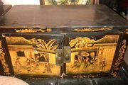 Antique hand painted Chinese chest