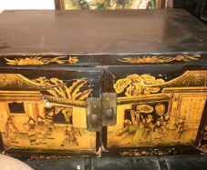 Antique hand painted Chinese chest
