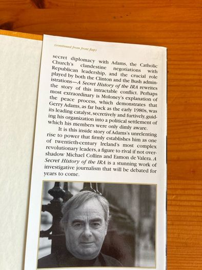 History book:'A Secret History Of The IRA'