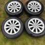 Audi 16 inch alloys with tyres 5x112 Image 2