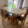 Round extendable kitchen table Image 5