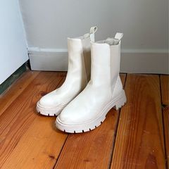 Cream Boots UK 5