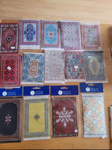 Dolls house carpets and rugs
