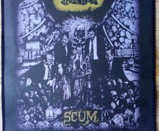 Naplam Death Scum Back patch Grindcore Crust Punk Metal
