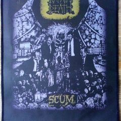 Naplam Death Scum Back patch Grindcore Crust Punk Metal