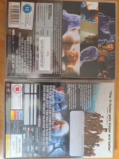 Two X-men dvds for sale