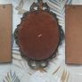 Raphael Madonna of the Chair Gold Oval Framed Italy Vintage Art Image 2
