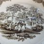 1831-1840 Clyde Pottery Company. Early nineteenth century glazed ceramic plate. Image 2