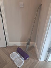 New Salter Warm Harmony Spray Mop & Refill