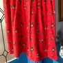 Red Vintage Style Peter Pan Collar Dress Image 3
