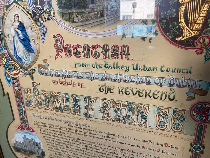 Illuminated Address Petition to Archbishop of Dublin by Alice O'Carolan