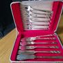Silver plated fish knife set x6 Image 2
